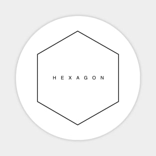 Hexagon, sacred geometry. Magnet